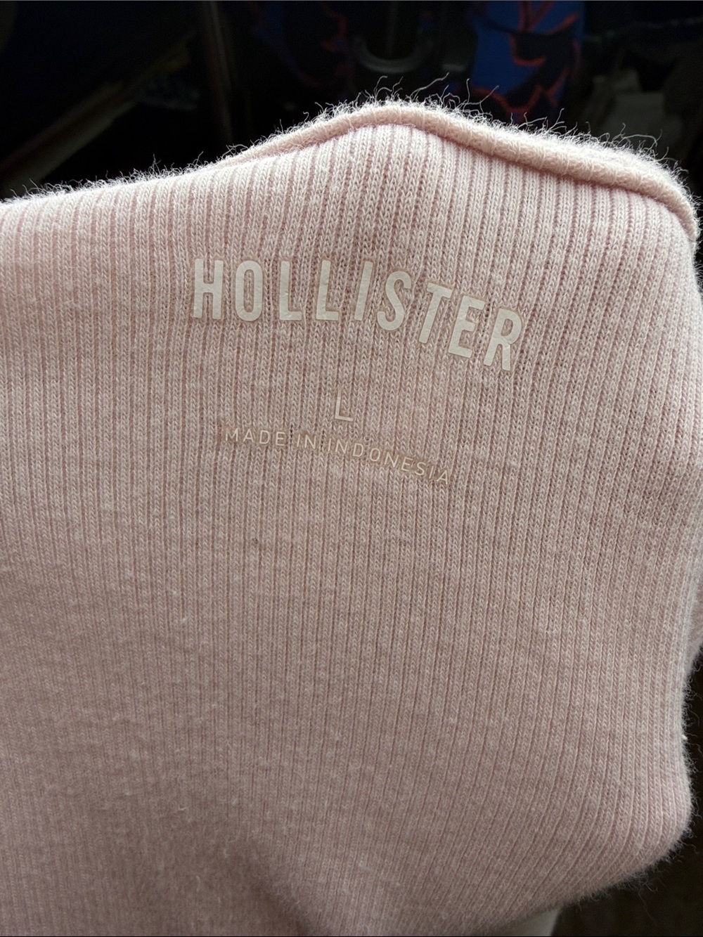 Hollister Pale Pink Ribbed Cami Tank - Picture 4 of 4